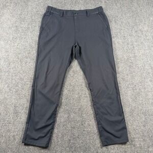Jack Archer Tech Pants Mens 34x30 Deep Blue Straight Performance Chino Trousers